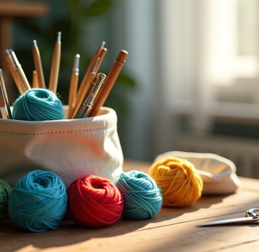 Ma trousse de crocheuse : les essentiels à emporter pour crocheter en toute liberté
