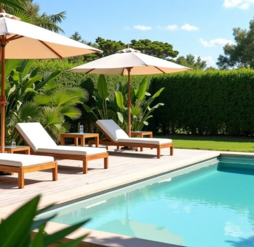 Comment aménager un coin piscine élégant et facile d’entretien cet été