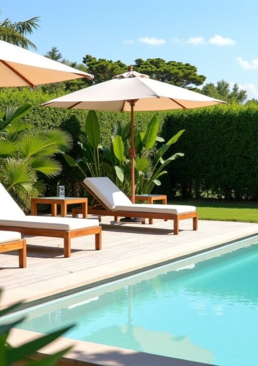 Comment aménager un coin piscine élégant et facile d’entretien cet été