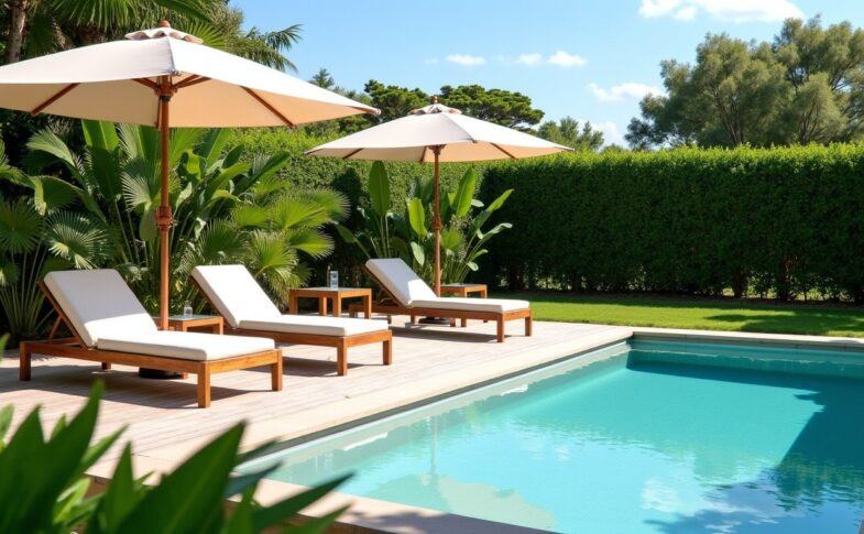 Comment aménager un coin piscine élégant et facile d’entretien cet été