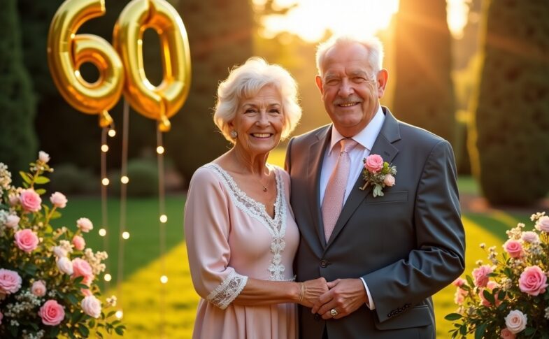 Guide complet : 20 idées originales pour célébrer les 60 ans de mariage