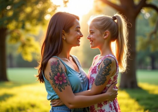 Tatouage mère-fille : 30 idées de motifs stylés et emplacements incontournables