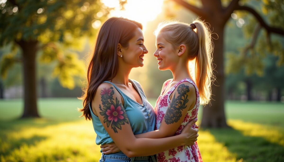 Tatouage mère-fille : 30 idées de motifs stylés et emplacements incontournables
