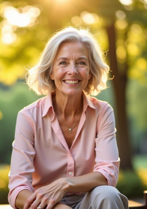 Coiffures simples et élégantes pour femmes de 60 ans rayonnantes