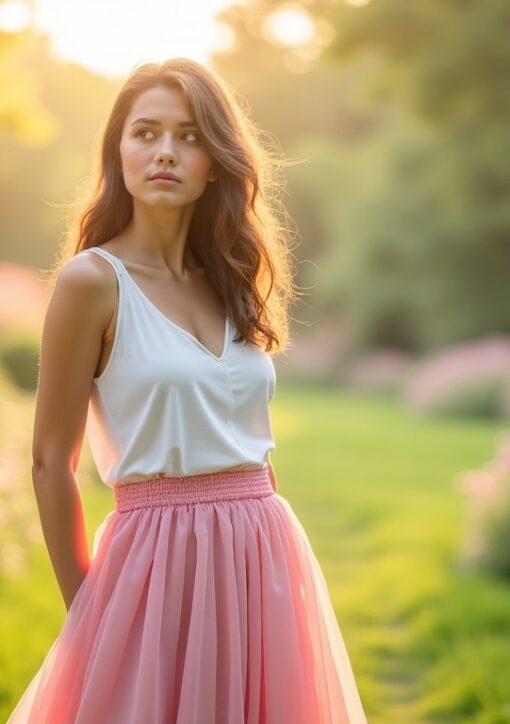 La jupe longue : l'indispensable pièce mode pour une élégance sans faille au printemps et en été