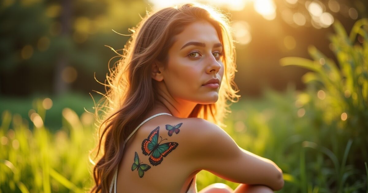 Tatouage papillon : 12 significations symboliques et idées d’emplacements inspirants