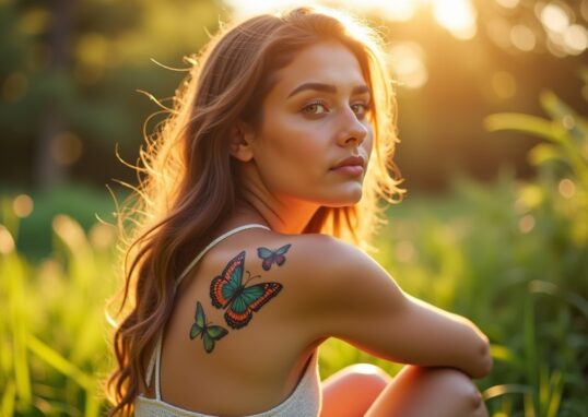 Tatouage papillon : 12 significations symboliques et idées d’emplacements inspirants