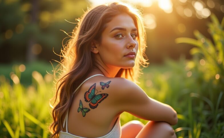 Tatouage papillon : 12 significations symboliques et idées d’emplacements inspirants