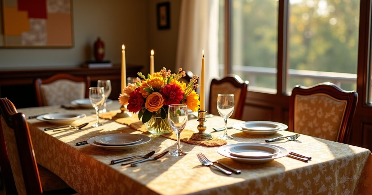 Comment la nappe sur mesure s'impose comme l'atout incontournable des tables familiales