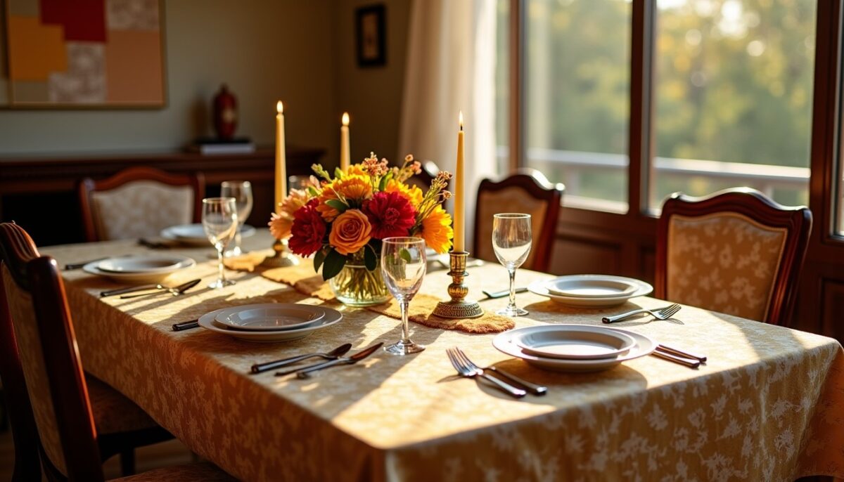 Comment la nappe sur mesure s'impose comme l'atout incontournable des tables familiales