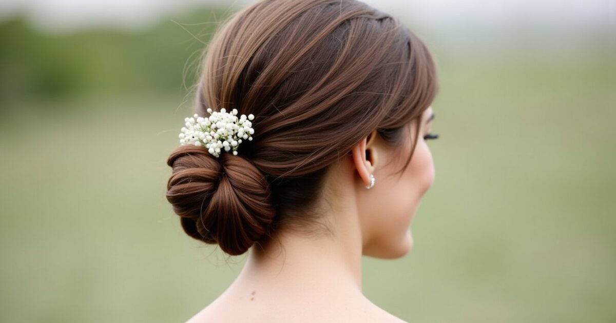 Coiffures chignon élégantes pour invitées de mariage, faciles à réaliser soi-même