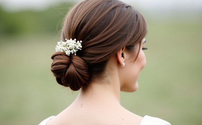 Coiffures chignon élégantes pour invitées de mariage, faciles à réaliser soi-même