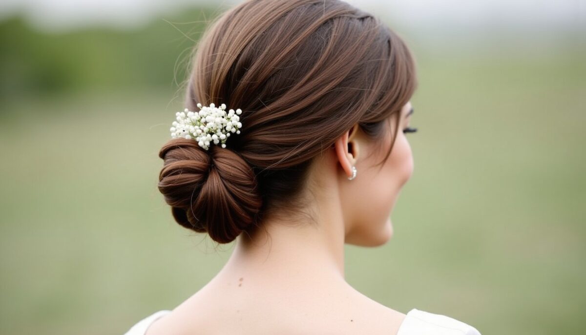 Coiffures chignon élégantes pour invitées de mariage, faciles à réaliser soi-même